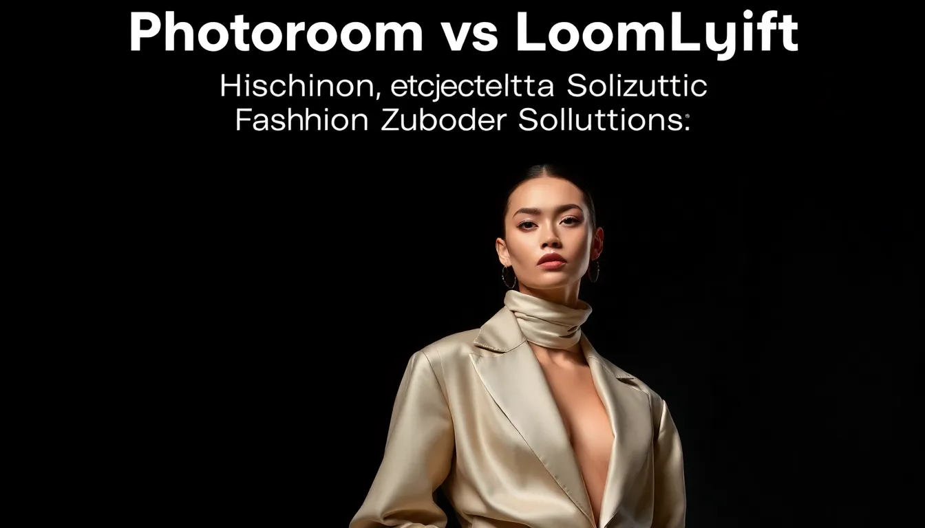 Photoroom vs LoomLyft: Fashion Photography Solutions