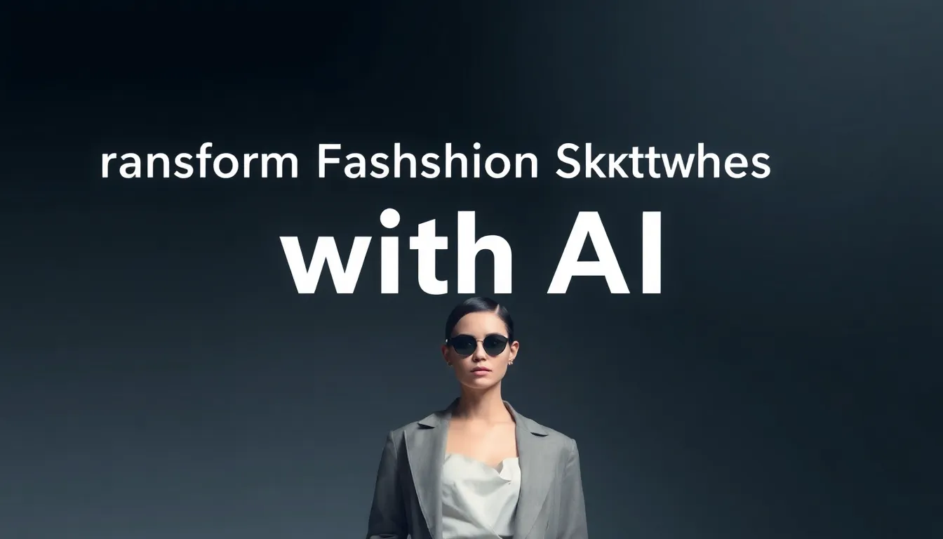 Transform Fashion Sketches with AI