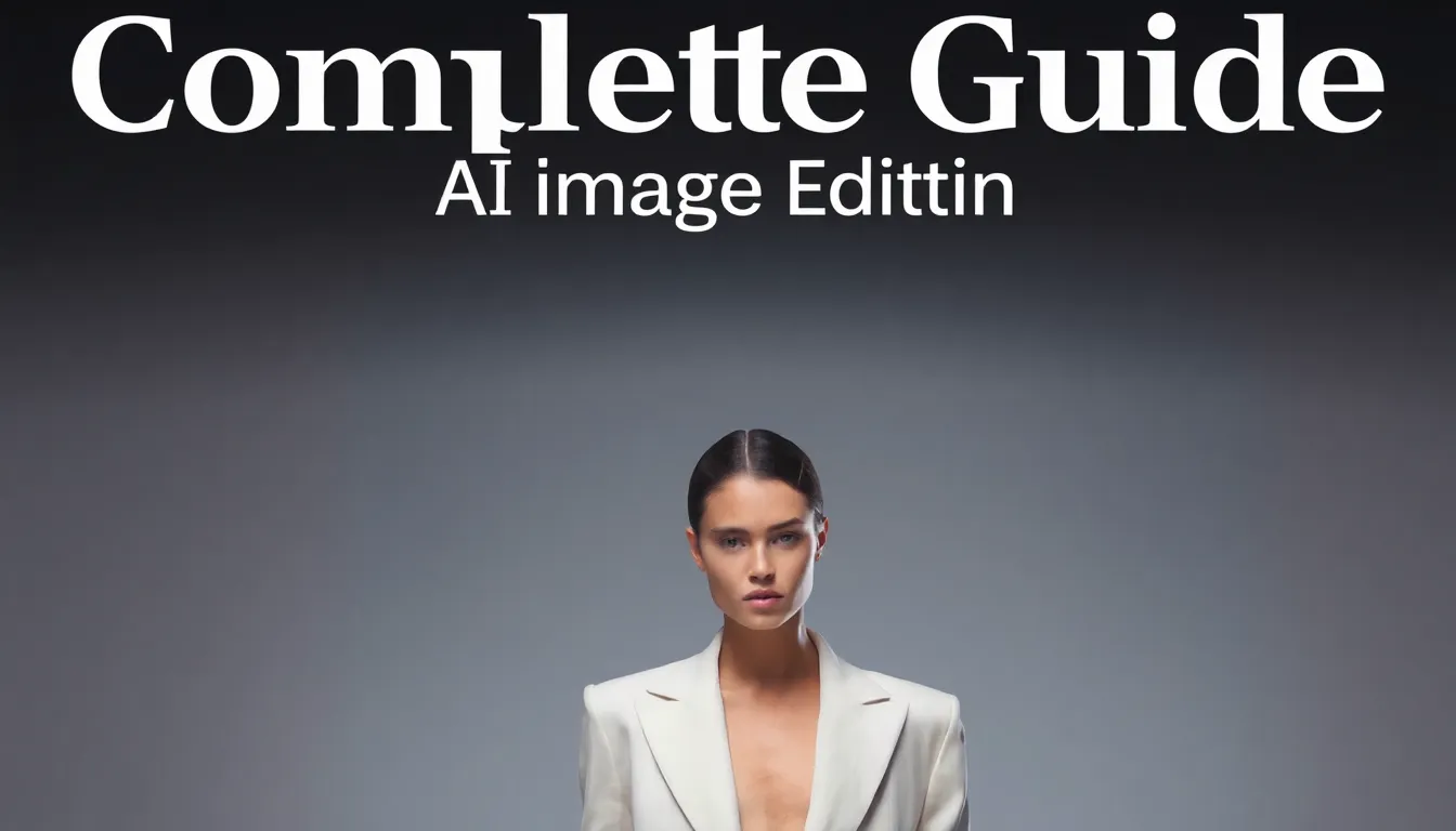 Complete Guide to AI Image Editing